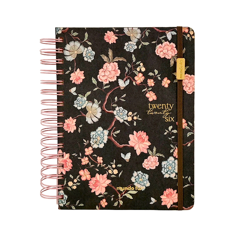 Agenda FW 2026 Belle Diaria Bloom Espiralada 15x21 Art.201995